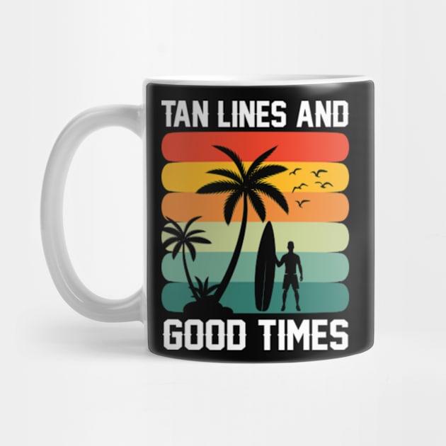 Tan Lines and Good Times by Jet Set Mama Tee